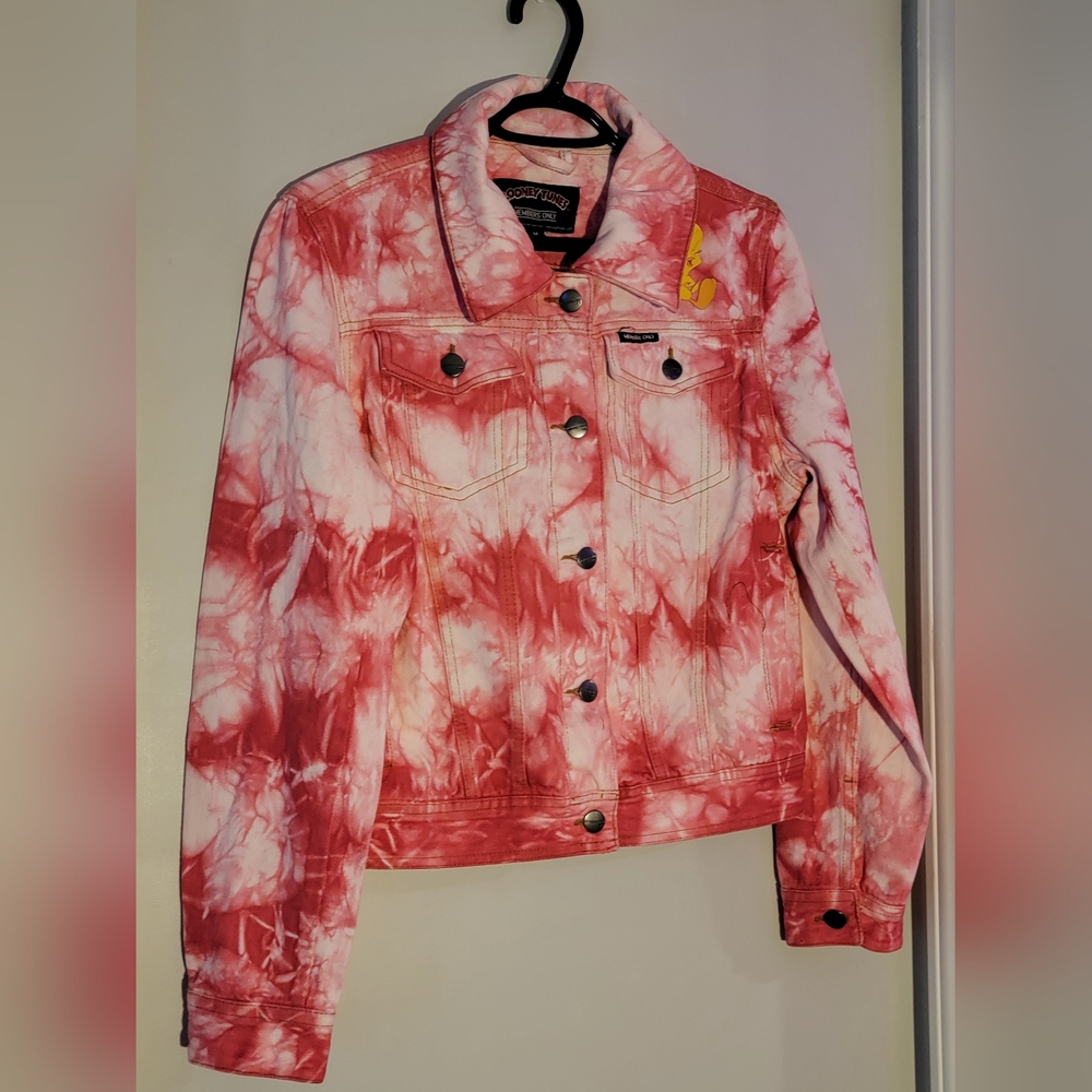 Warner Bros. Red Tie-Dye Women's Jacket